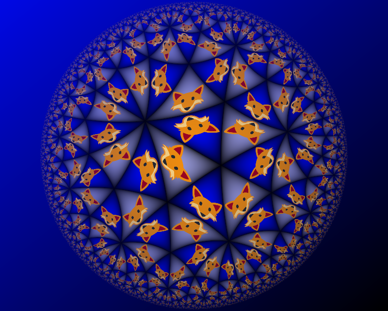 hyperbolic tiling